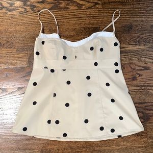 J Crew Sz 4 polka dot tank